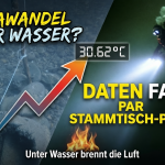 Unter Wasser brennt die Luft: Unsere Daten vs. Stammtisch-Parolen